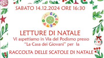 Laboratori artistici e raccolta delle scatole di Natale nella “Casa dei Giovani”